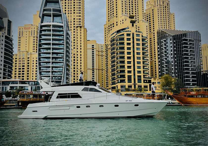 45 Ft Private Yacht rental Dubai Marina